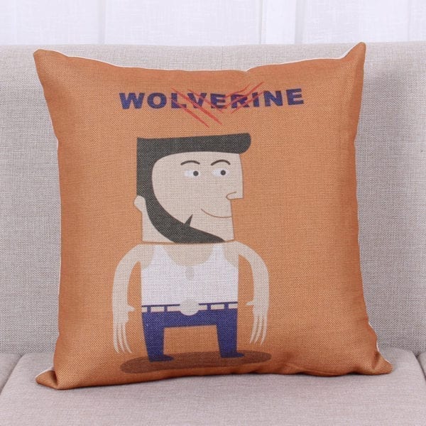 Cartoon Wolverine Pillow