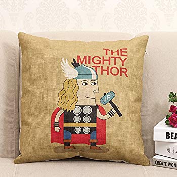 Cartoon Thor Pillow