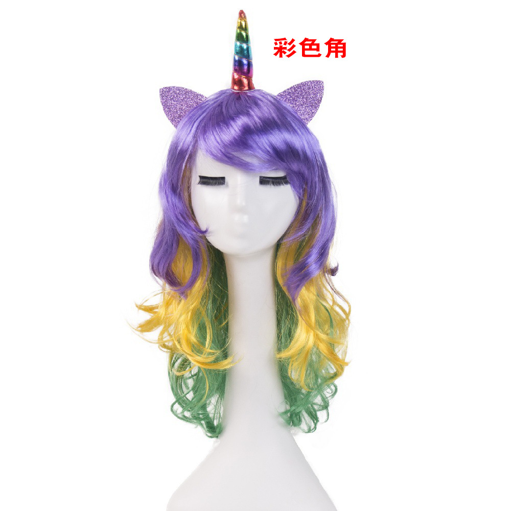 PURPLE UNICORN WIG