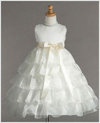 Crayon flower girl dress 882 