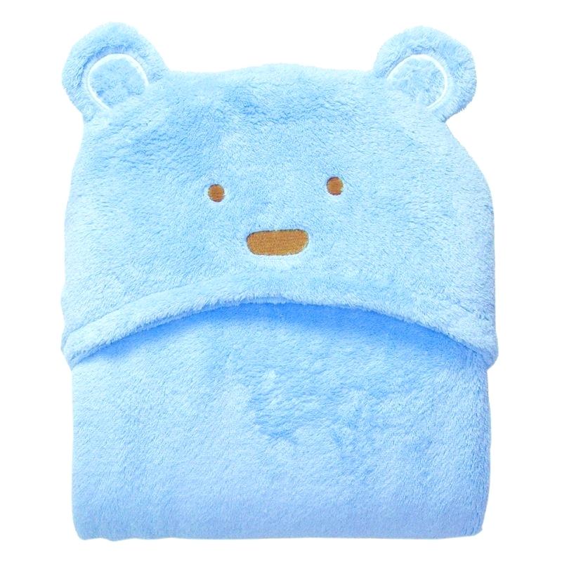 Blanket for Babies Cartoon Animal Blue Bear